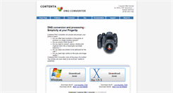 Desktop Screenshot of contenta-dngconverter.com
