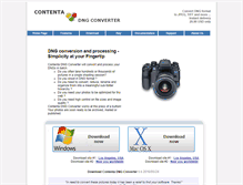 Tablet Screenshot of contenta-dngconverter.com